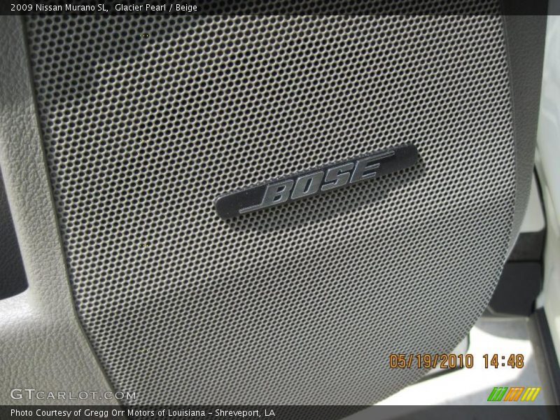 Glacier Pearl / Beige 2009 Nissan Murano SL