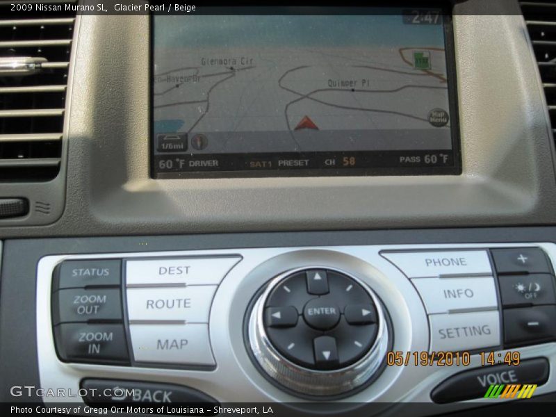 Glacier Pearl / Beige 2009 Nissan Murano SL