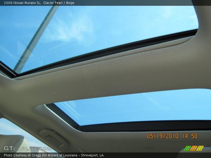 Glacier Pearl / Beige 2009 Nissan Murano SL
