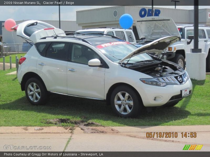 Glacier Pearl / Beige 2009 Nissan Murano SL