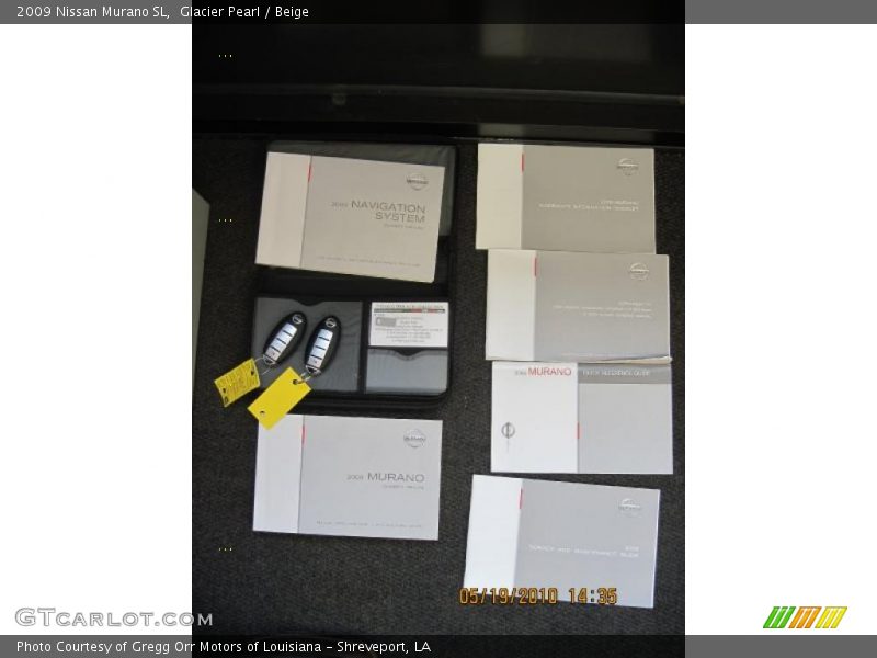 Glacier Pearl / Beige 2009 Nissan Murano SL