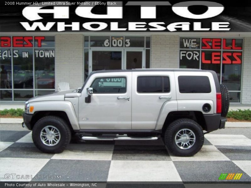 Limited Ultra Silver Metallic / Ebony Black 2008 Hummer H3