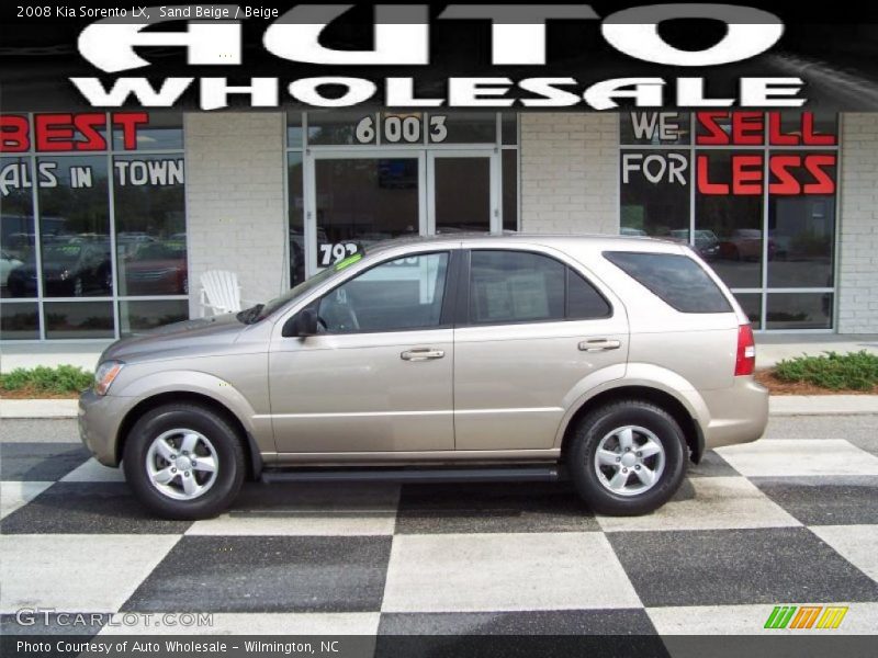 Sand Beige / Beige 2008 Kia Sorento LX