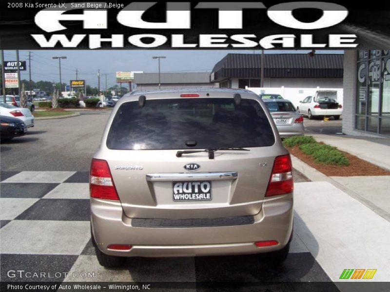 Sand Beige / Beige 2008 Kia Sorento LX
