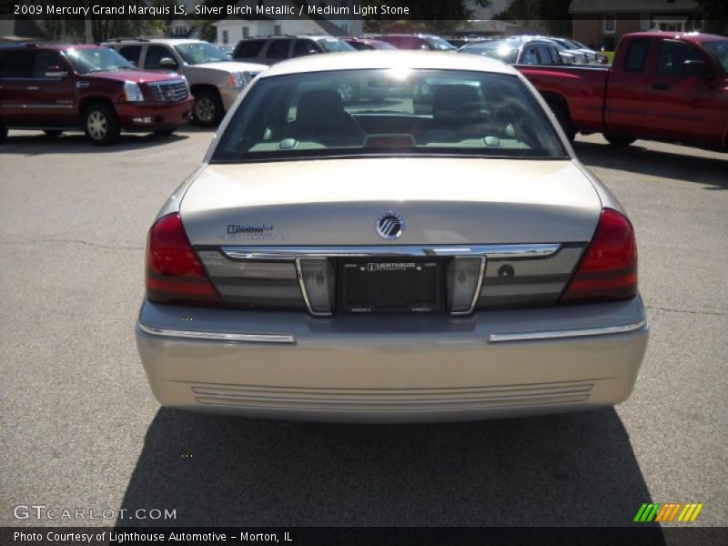 Silver Birch Metallic / Medium Light Stone 2009 Mercury Grand Marquis LS
