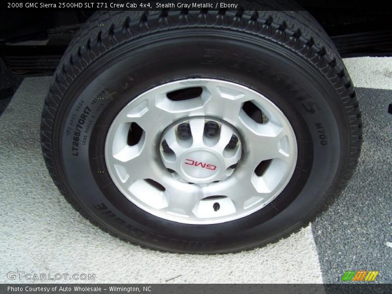 Stealth Gray Metallic / Ebony 2008 GMC Sierra 2500HD SLT Z71 Crew Cab 4x4