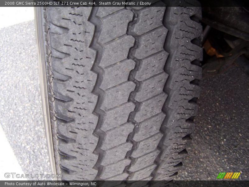 Stealth Gray Metallic / Ebony 2008 GMC Sierra 2500HD SLT Z71 Crew Cab 4x4