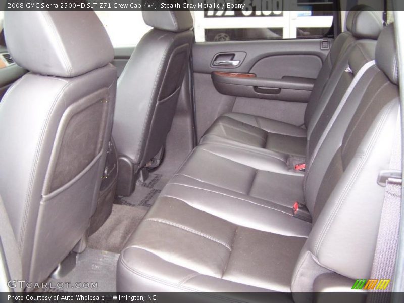 Stealth Gray Metallic / Ebony 2008 GMC Sierra 2500HD SLT Z71 Crew Cab 4x4
