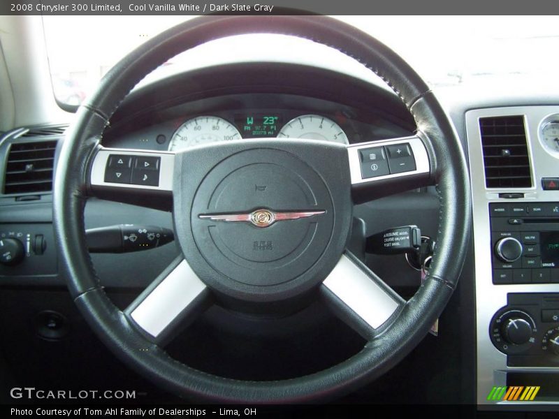 Cool Vanilla White / Dark Slate Gray 2008 Chrysler 300 Limited