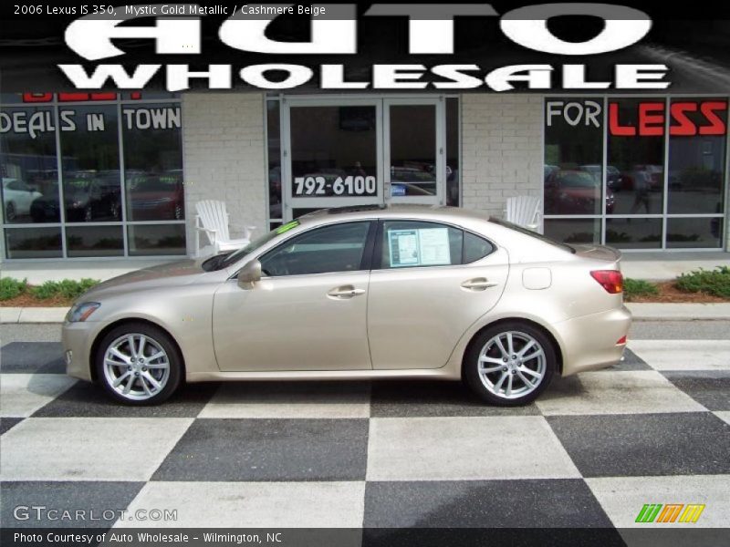 Mystic Gold Metallic / Cashmere Beige 2006 Lexus IS 350