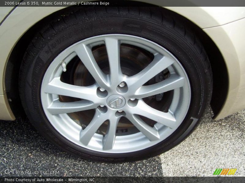 Mystic Gold Metallic / Cashmere Beige 2006 Lexus IS 350