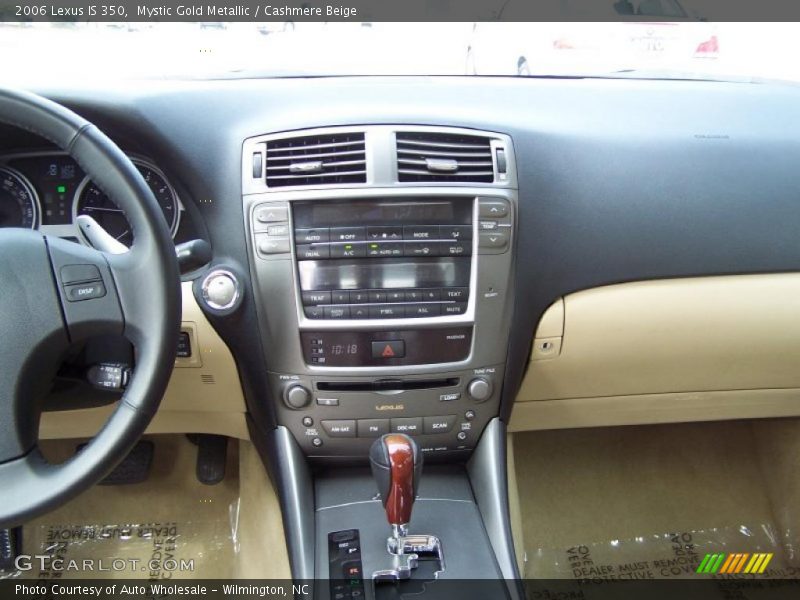 Mystic Gold Metallic / Cashmere Beige 2006 Lexus IS 350