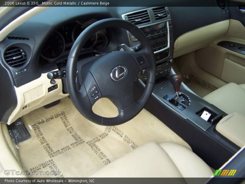 Mystic Gold Metallic / Cashmere Beige 2006 Lexus IS 350