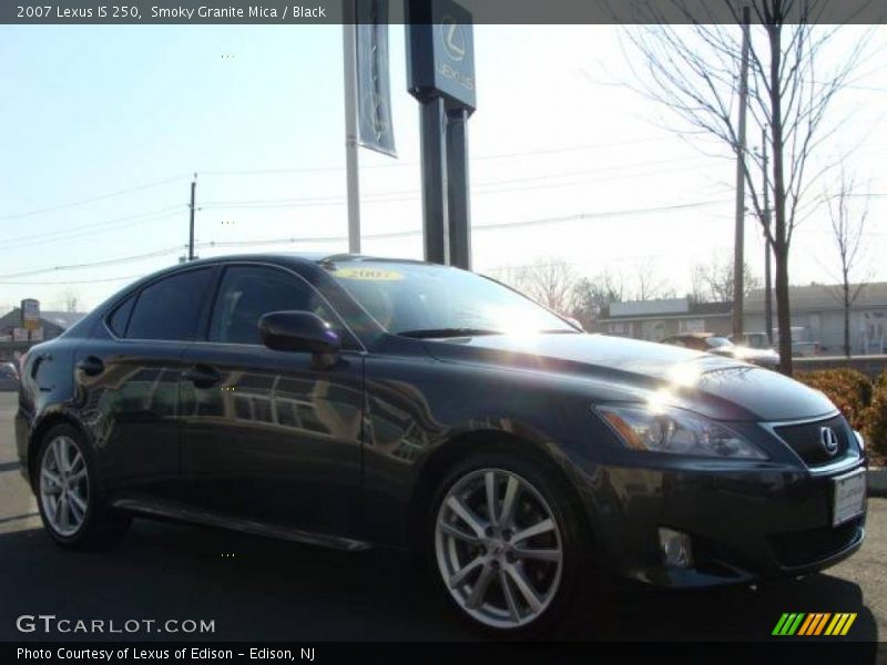 Smoky Granite Mica / Black 2007 Lexus IS 250