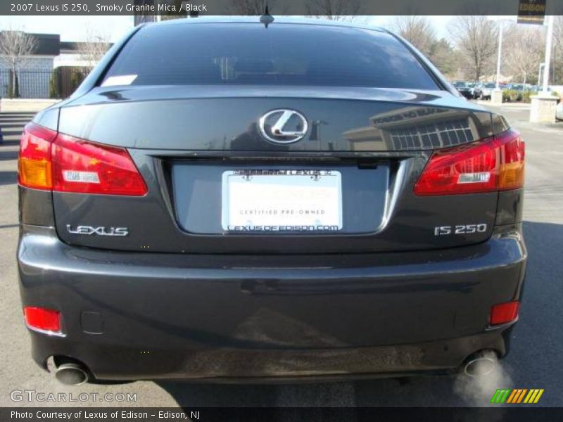 Smoky Granite Mica / Black 2007 Lexus IS 250