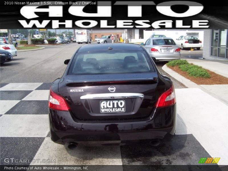 Crimson Black / Charcoal 2010 Nissan Maxima 3.5 SV