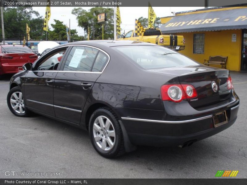 Mocha Brown / Pure Beige 2006 Volkswagen Passat 2.0T Sedan
