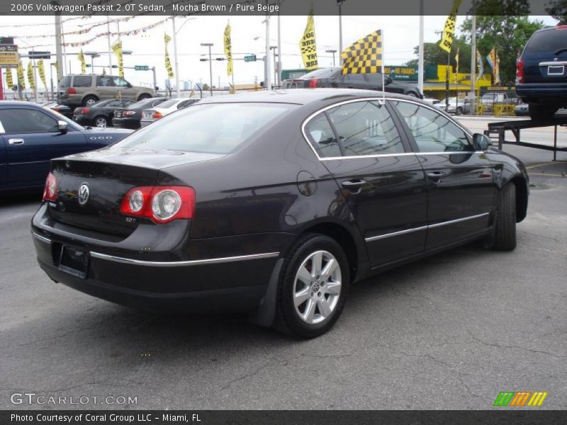 Mocha Brown / Pure Beige 2006 Volkswagen Passat 2.0T Sedan