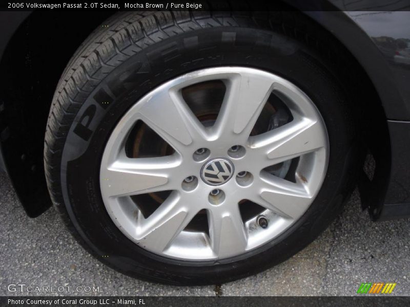 Mocha Brown / Pure Beige 2006 Volkswagen Passat 2.0T Sedan