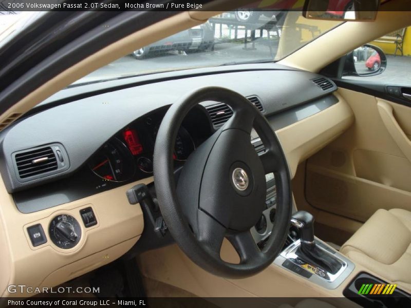 Mocha Brown / Pure Beige 2006 Volkswagen Passat 2.0T Sedan
