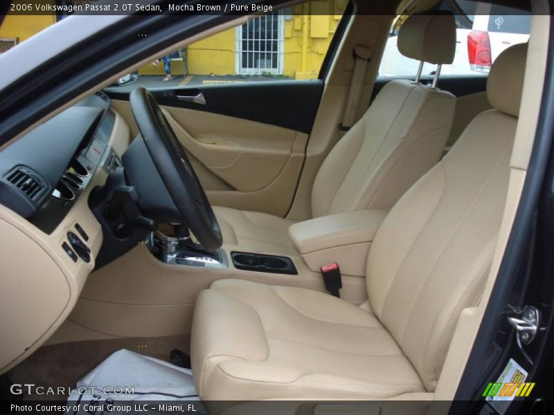 Mocha Brown / Pure Beige 2006 Volkswagen Passat 2.0T Sedan