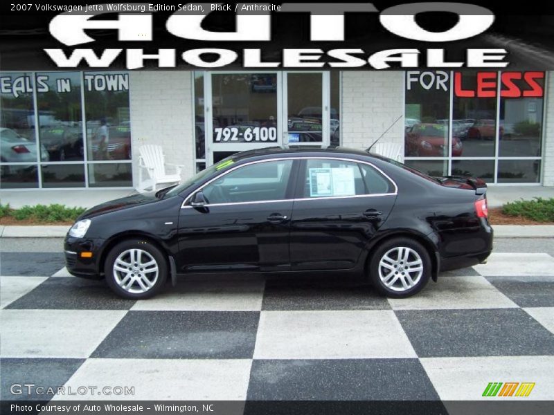 Black / Anthracite 2007 Volkswagen Jetta Wolfsburg Edition Sedan