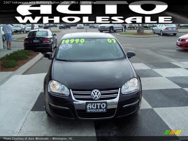 Black / Anthracite 2007 Volkswagen Jetta Wolfsburg Edition Sedan