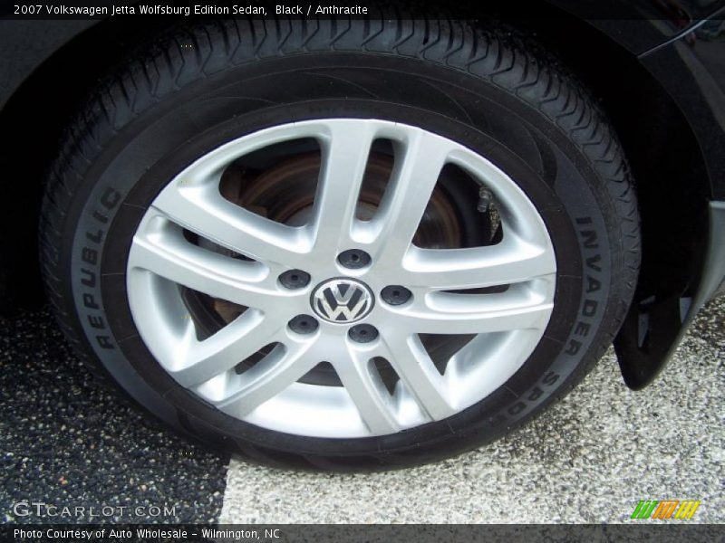 Black / Anthracite 2007 Volkswagen Jetta Wolfsburg Edition Sedan