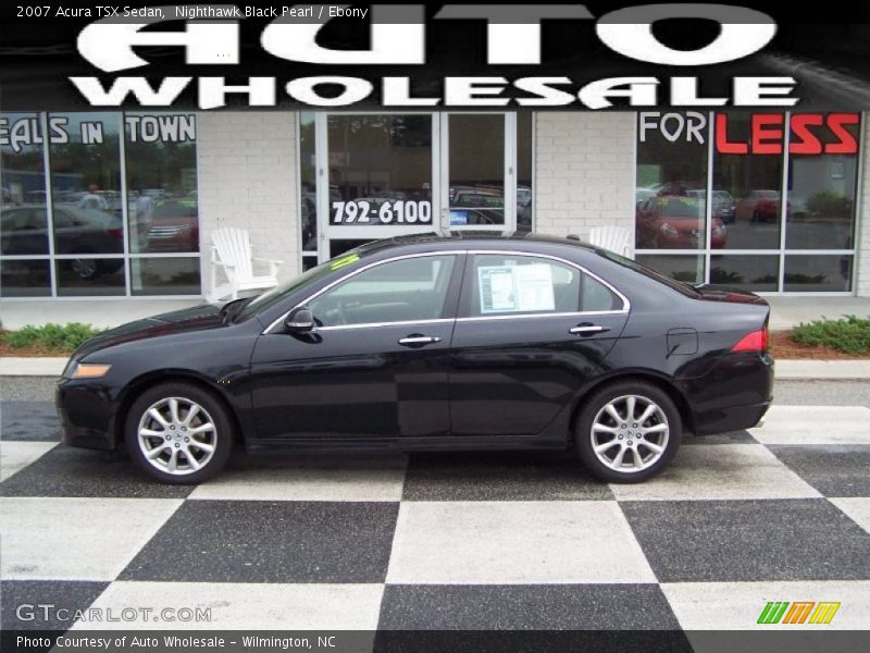 Nighthawk Black Pearl / Ebony 2007 Acura TSX Sedan