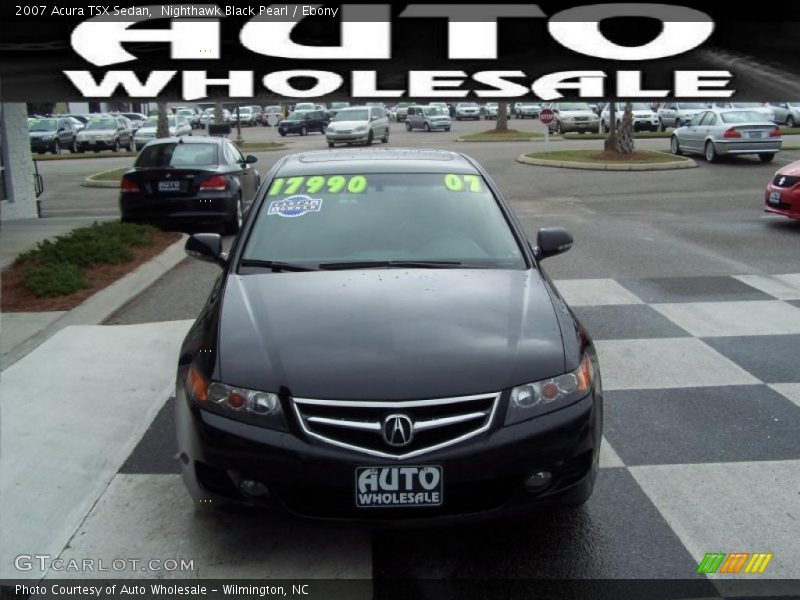 Nighthawk Black Pearl / Ebony 2007 Acura TSX Sedan