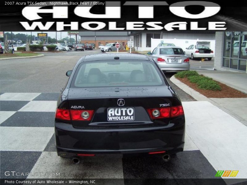 Nighthawk Black Pearl / Ebony 2007 Acura TSX Sedan