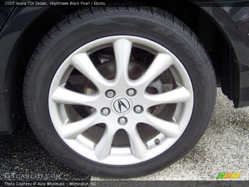 Nighthawk Black Pearl / Ebony 2007 Acura TSX Sedan