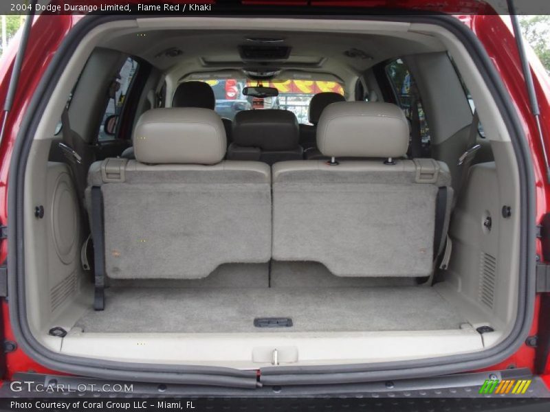 Flame Red / Khaki 2004 Dodge Durango Limited