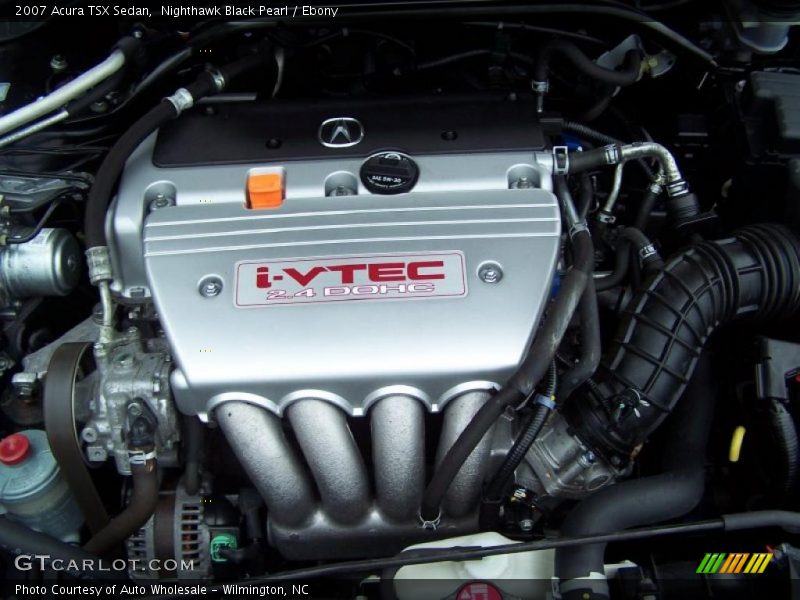 Nighthawk Black Pearl / Ebony 2007 Acura TSX Sedan