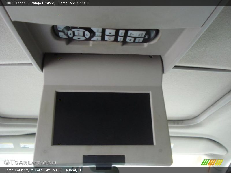 Flame Red / Khaki 2004 Dodge Durango Limited