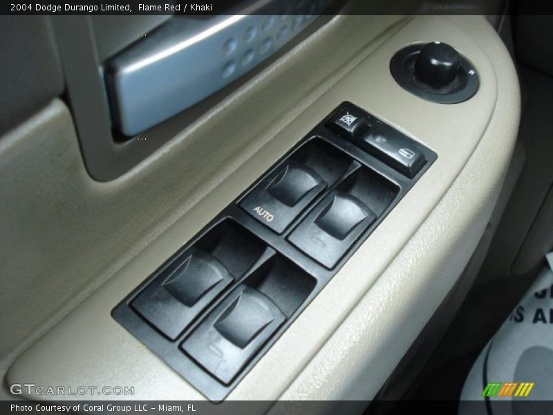 Flame Red / Khaki 2004 Dodge Durango Limited