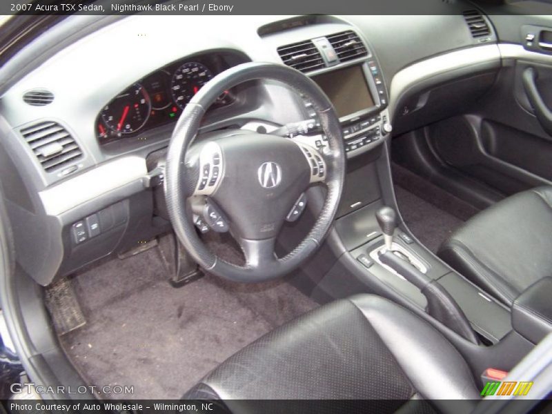 Nighthawk Black Pearl / Ebony 2007 Acura TSX Sedan