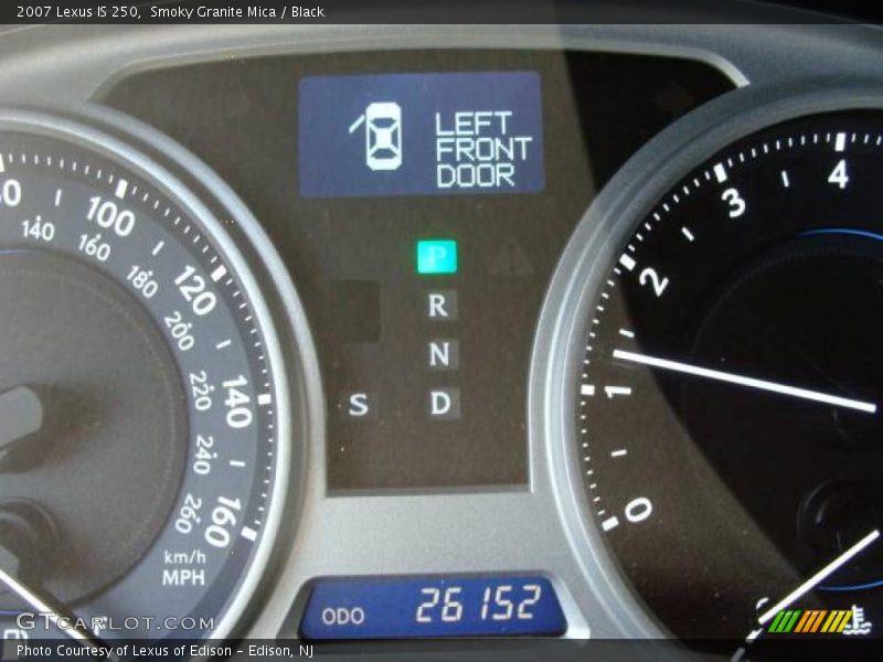 Smoky Granite Mica / Black 2007 Lexus IS 250