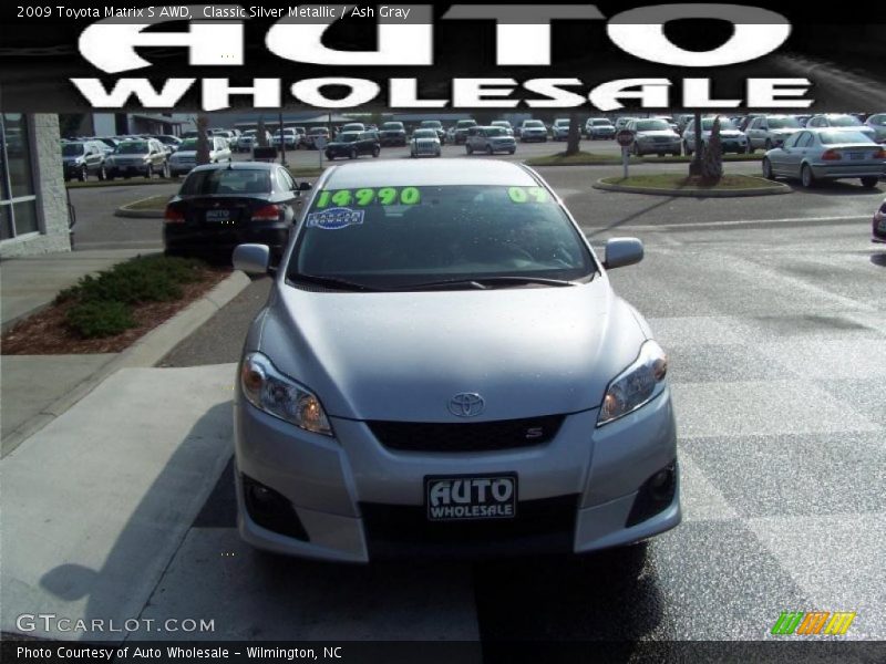 Classic Silver Metallic / Ash Gray 2009 Toyota Matrix S AWD