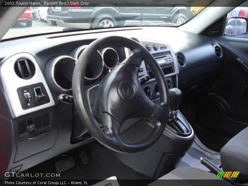 Radiant Red / Dark Gray 2003 Toyota Matrix