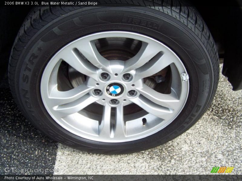 Blue Water Metallic / Sand Beige 2006 BMW X3 3.0i