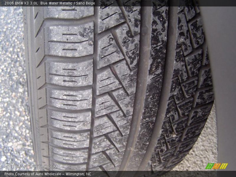 Blue Water Metallic / Sand Beige 2006 BMW X3 3.0i