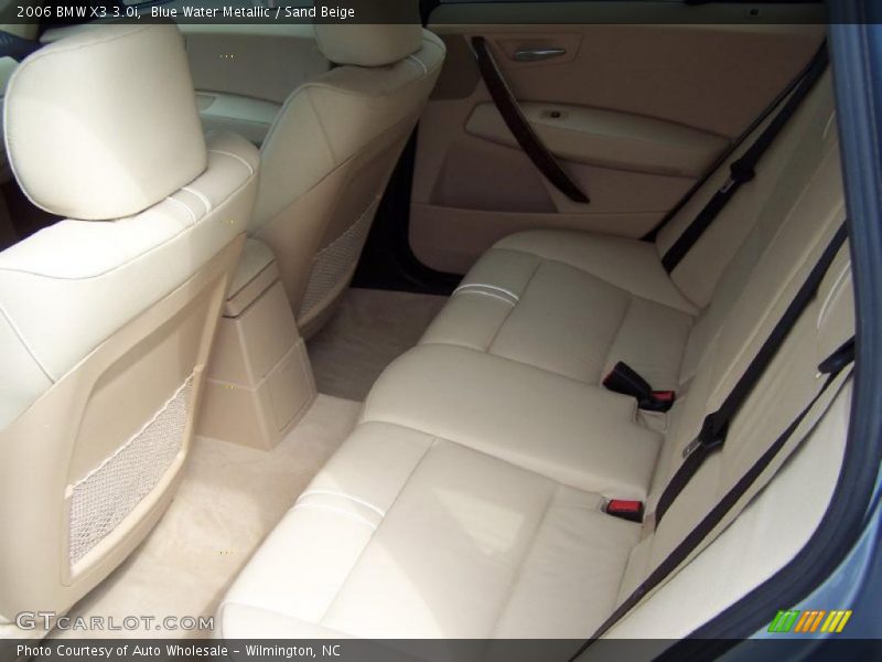 Blue Water Metallic / Sand Beige 2006 BMW X3 3.0i