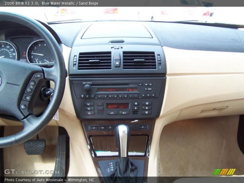 Blue Water Metallic / Sand Beige 2006 BMW X3 3.0i