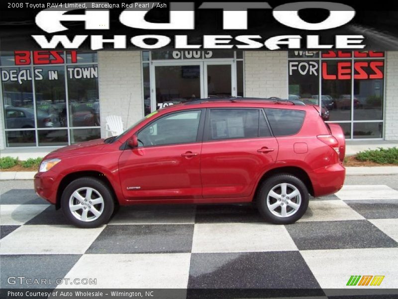 Barcelona Red Pearl / Ash 2008 Toyota RAV4 Limited