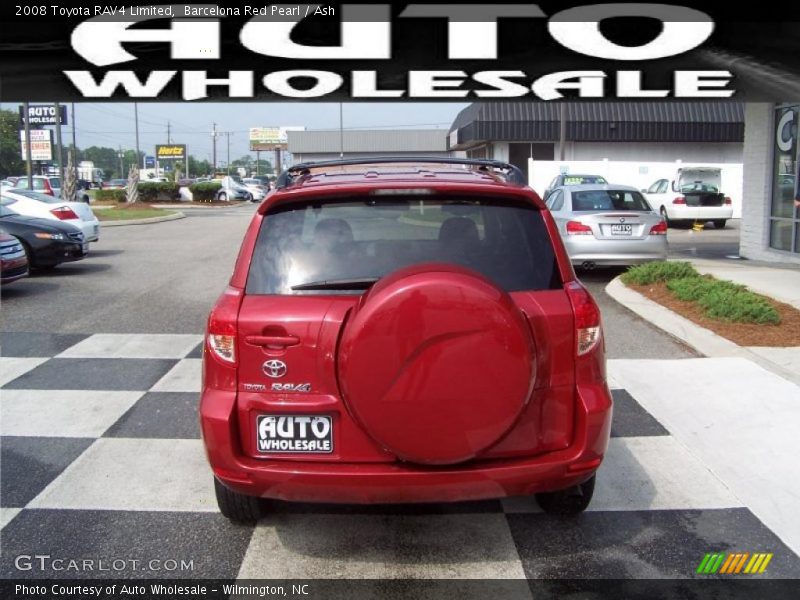 Barcelona Red Pearl / Ash 2008 Toyota RAV4 Limited
