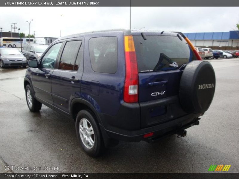 Eternal Blue Pearl / Black 2004 Honda CR-V EX 4WD