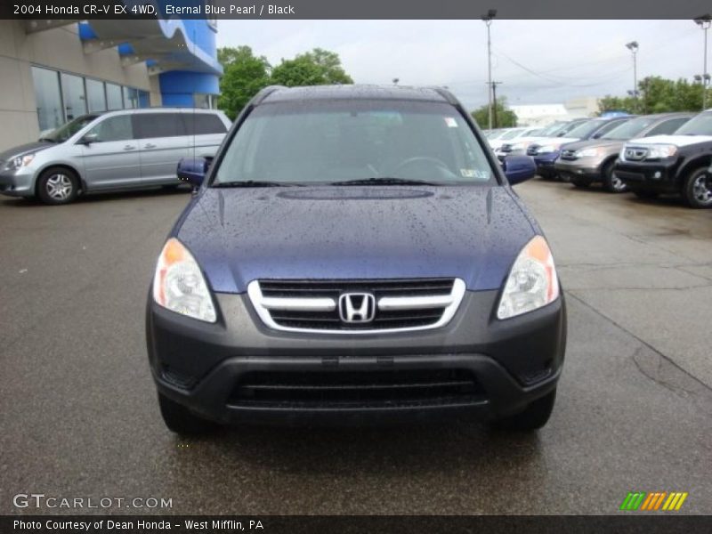 Eternal Blue Pearl / Black 2004 Honda CR-V EX 4WD