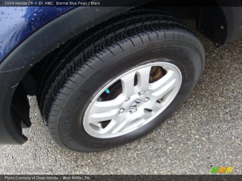Eternal Blue Pearl / Black 2004 Honda CR-V EX 4WD
