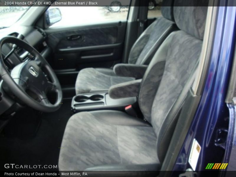 Eternal Blue Pearl / Black 2004 Honda CR-V EX 4WD